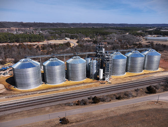The Hager City grain terminal 