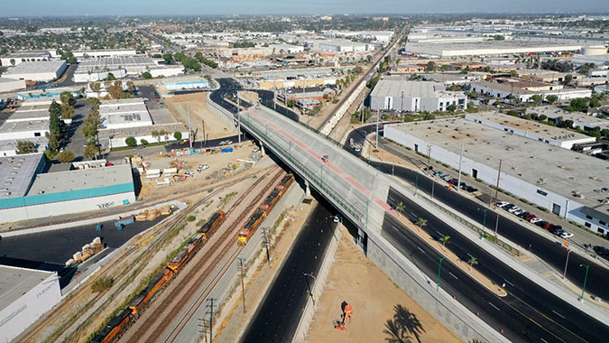 Grade separation crossing Grade separation crossing