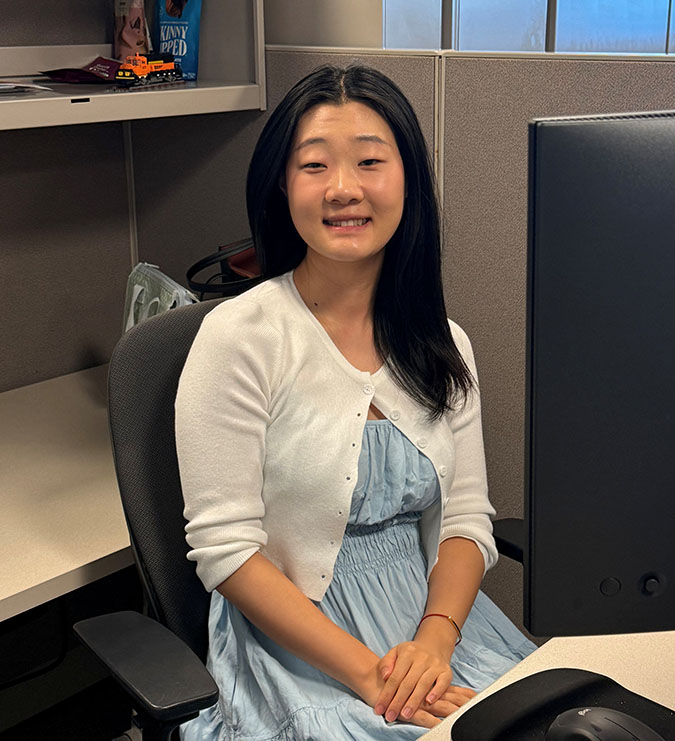 Amy Hu at our corporate headquarters in Fort Worth Amy Hu at our corporate headquarters in Fort Worth